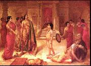 Raja Ravi Varma Mohini and Rugmangada to kill his own son Raja Ravi Varma Spain oil painting artist